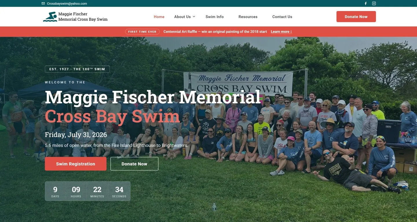 Cross Bay Swim project screenshot
